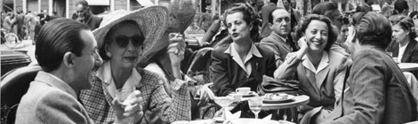 Cafe scene 1940s