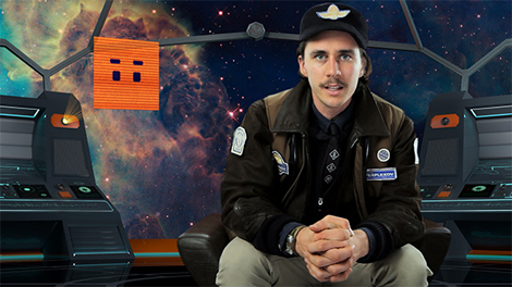 Screenshot from a Big Questions short film by David Urbinder