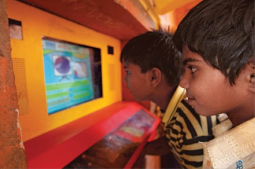 Hole in the Wall: Minimally Invasive Learning Stations designed by Dr Sugata Mitra