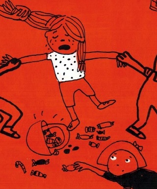 Zoom of playground bullying scene from Wonder Ponder.