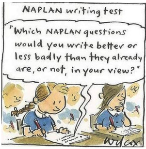 Wilcox cartoon - NAPLAN