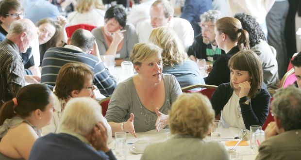 Citizens' assembly - photo by Alan Betson