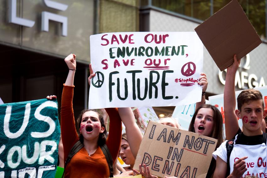 School Strike for Climate - photo by Zebedee Parkes